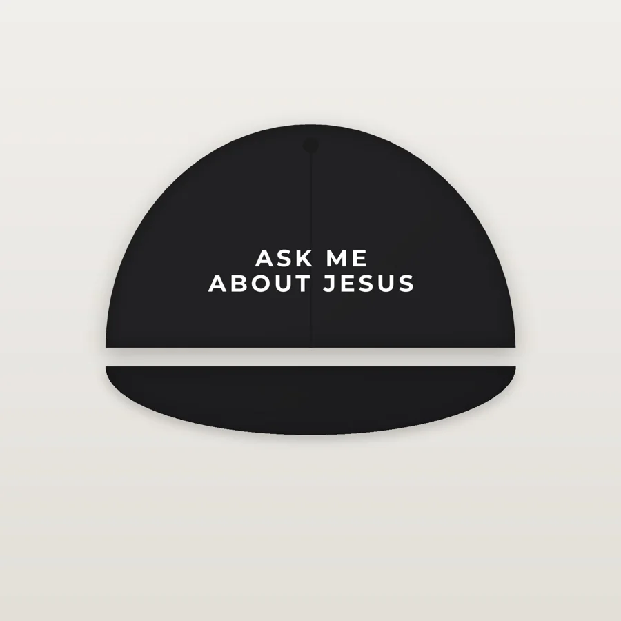 Ask Me About Jesus Trucker Hat