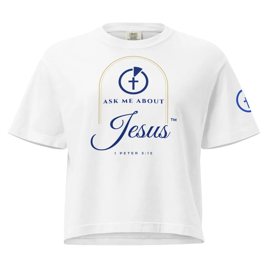 Ask Me About Jesus™ Women's Boxy Tee