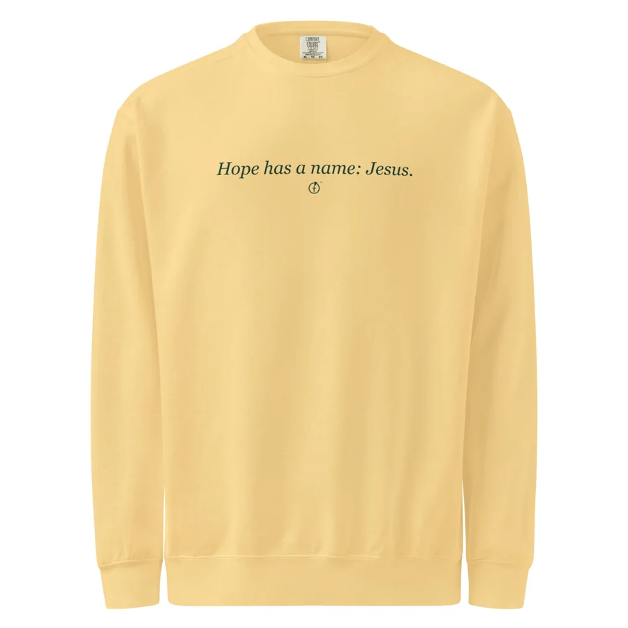 Hope Has a Name: Jesus Crewneck