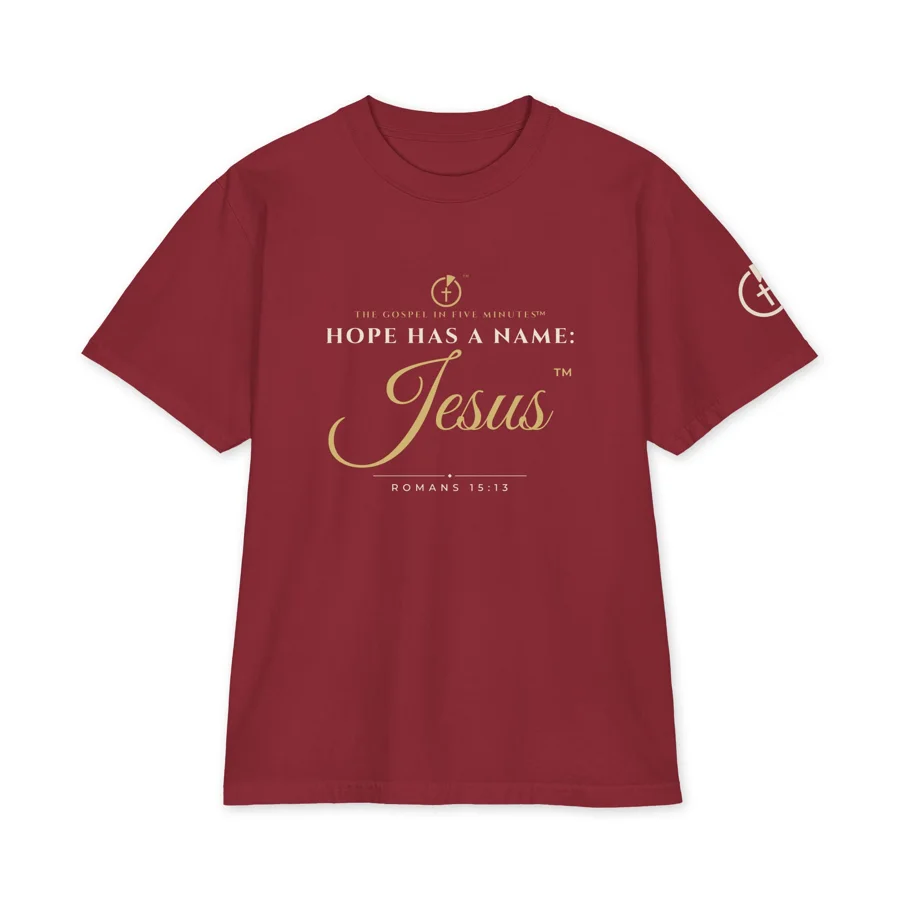 Hope Has a Name: Jesus™ Max Heavyweight Tee