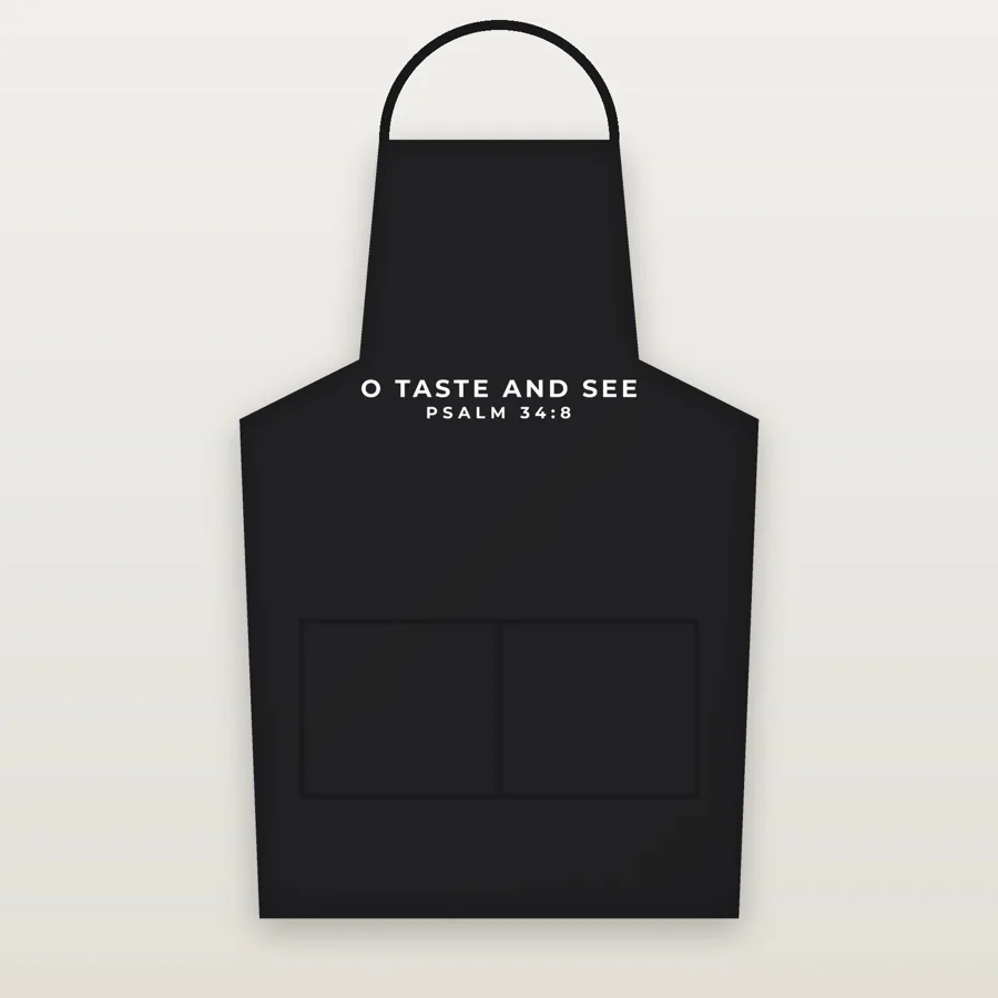 O Taste and See Embroidered Apron