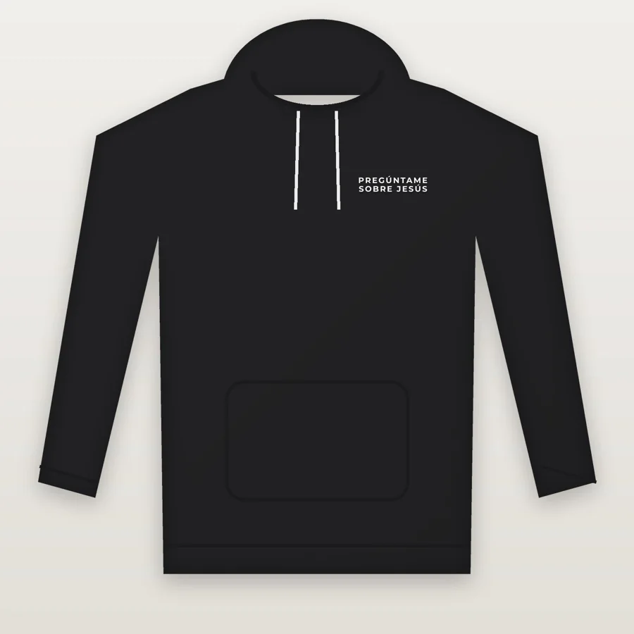 Pregúntame Sobre Jesús Embroidered Hoodie (Spanish)