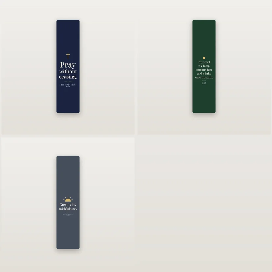 Scripture Bookmark Trio