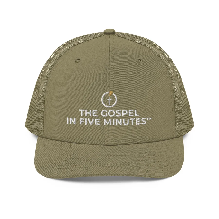 The Gospel In Five Minutes™ Embroidered Trucker Cap