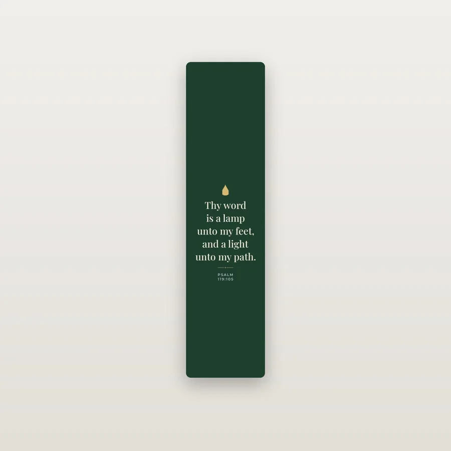 Thy Word Is a Lamp Aluminum Bookmark