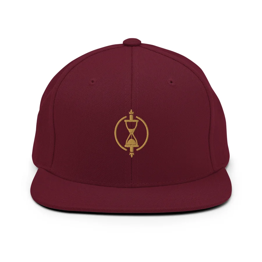 Hourglass Embroidered Snapback